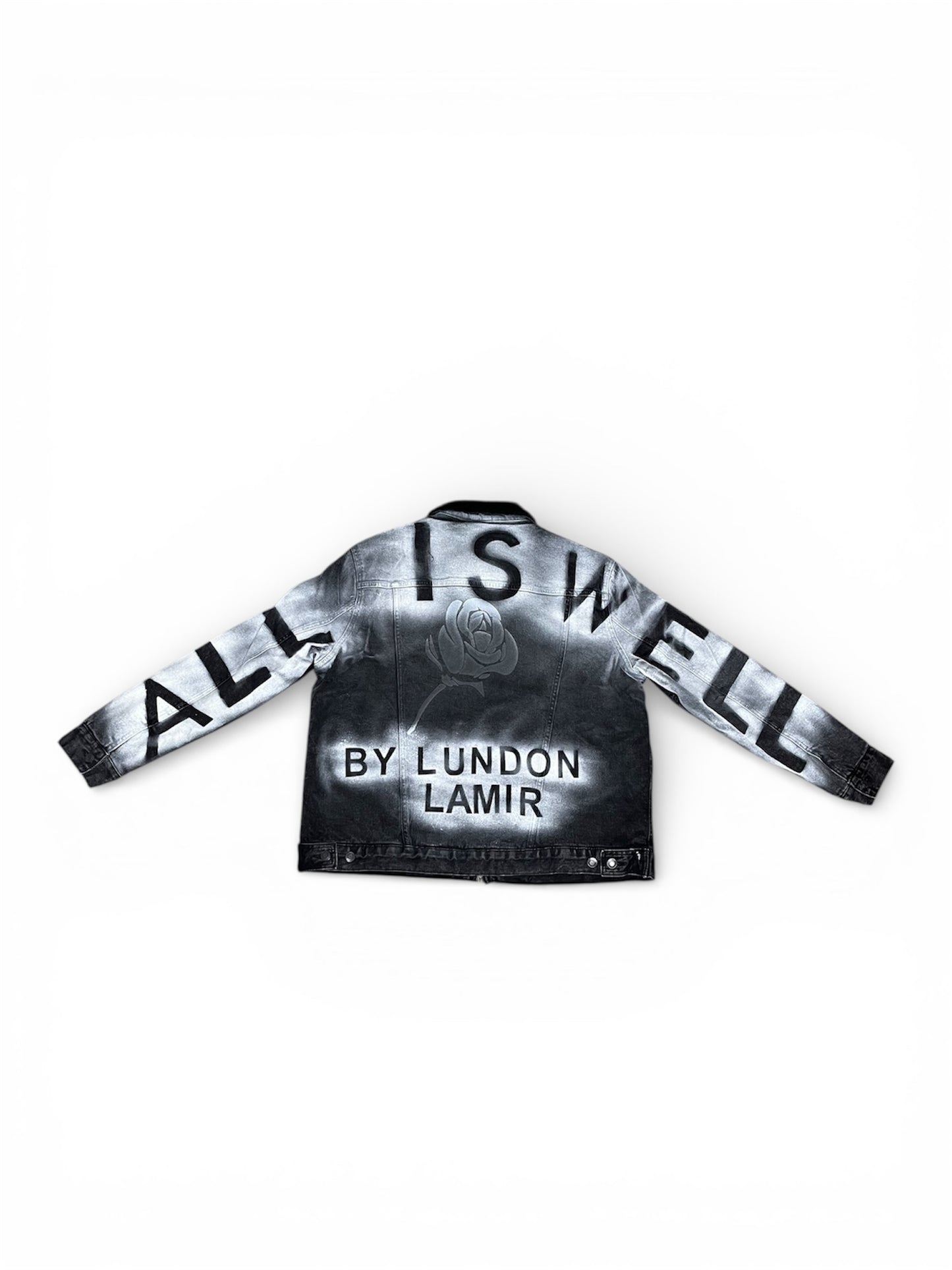3. ALL IS WELL | BLACK DENIM & SHERPA LINED | JACKET