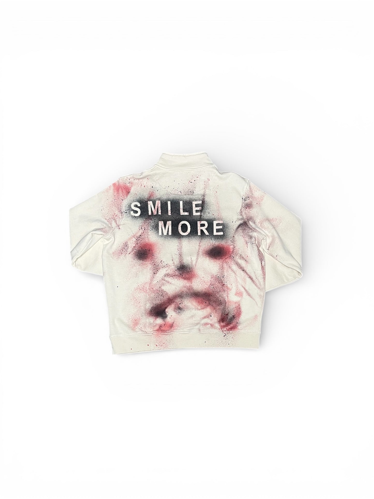 ALL IS WELL | “SMILE MORE” | QUARTER ZIP | 1of1 |