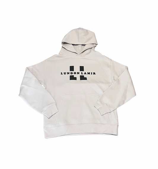 Creme&Forest Green - Lundon LaMir signature hoodie - Relaxed fit