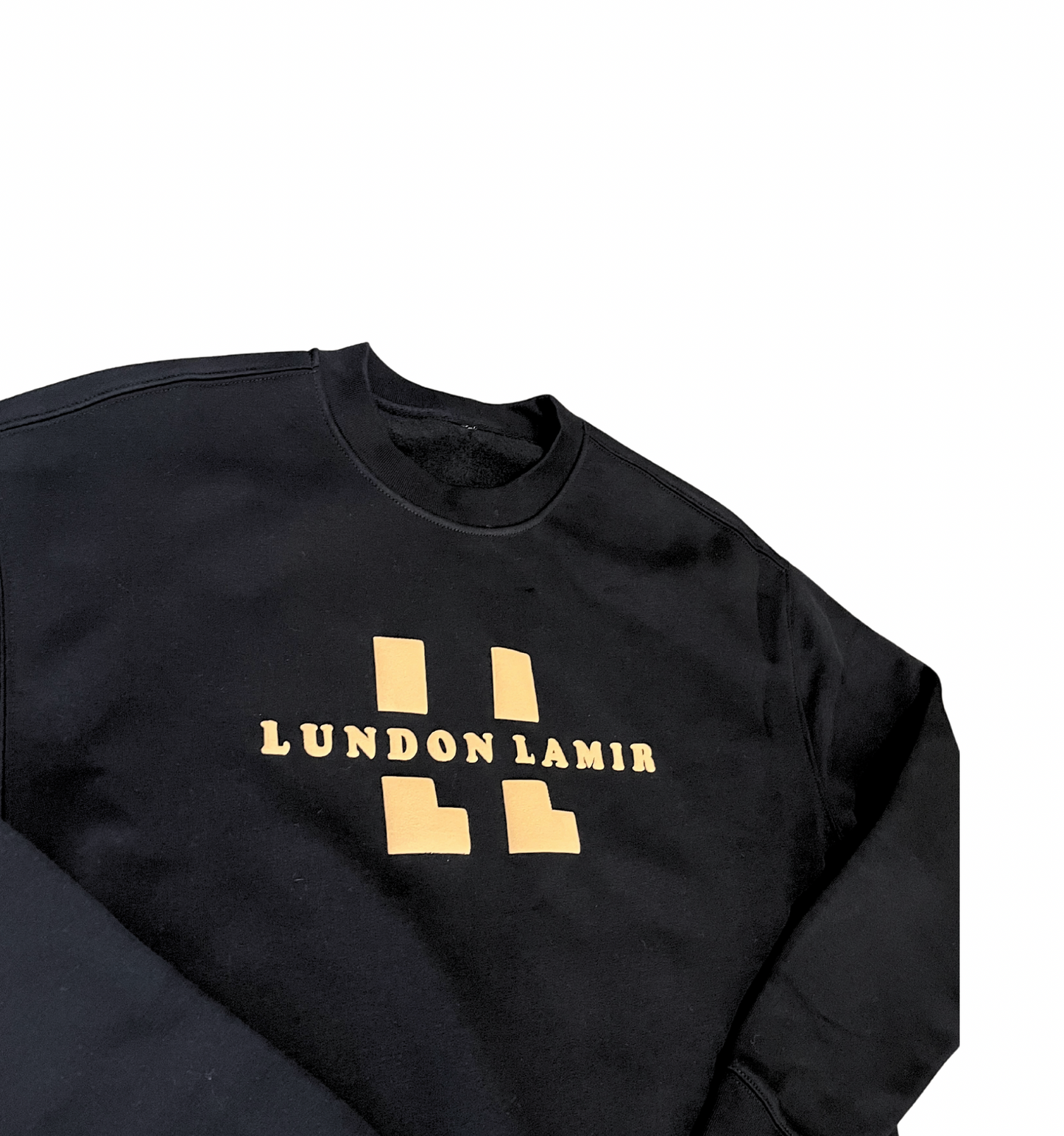 Black&Beige - Lundon LaMir signature Crewneck - Relaxed Men’s/unisex fit