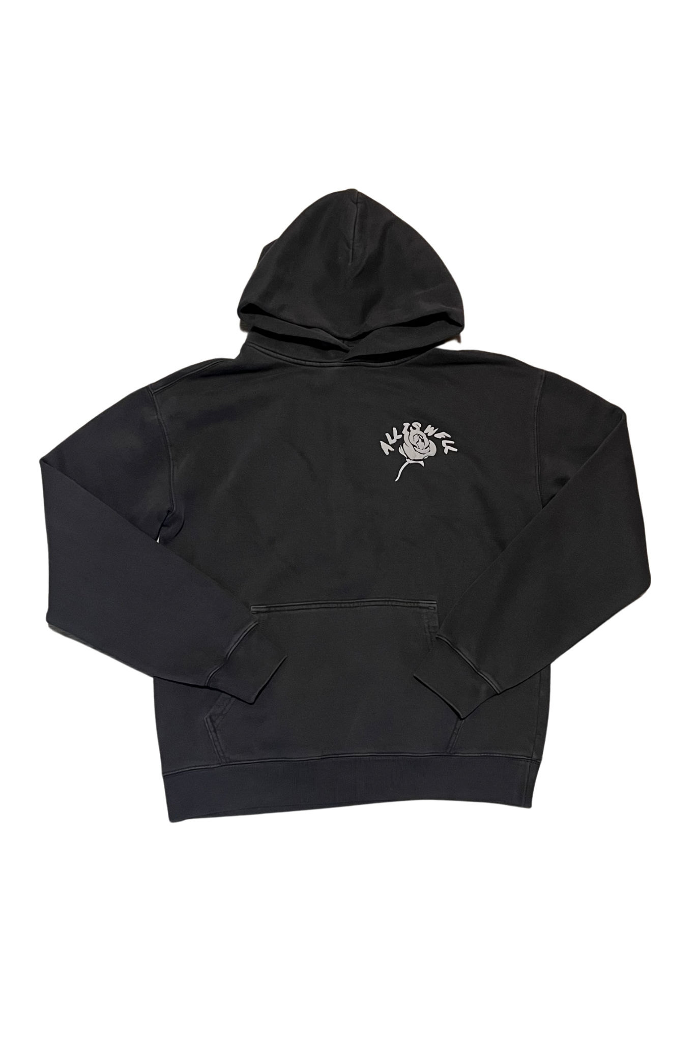 Faded Black&Grey ALL IS WELL Hoodie